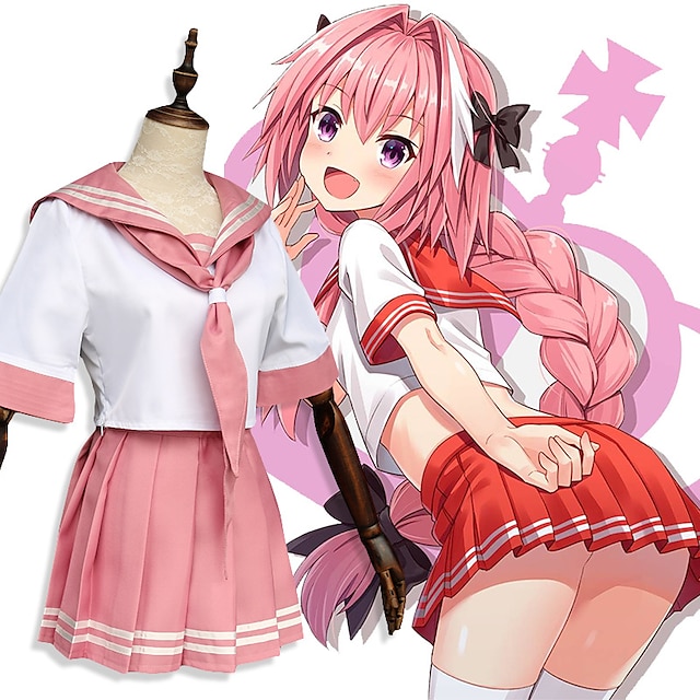 Toys & Hobbies Cosplay & Costumes | Inspired by Fate / Apocrypha Astolfo Anime Cosplay Costumes Japanese Cosplay Suits Top Skirt