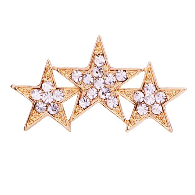  Pentru femei Zirconiu Cubic Broșe praf de stele Αστέρι Lux De Bază La modă Modă Broșă Bijuterii Auriu Argintiu Pentru Nuntă Petrecere Zilnic Muncă