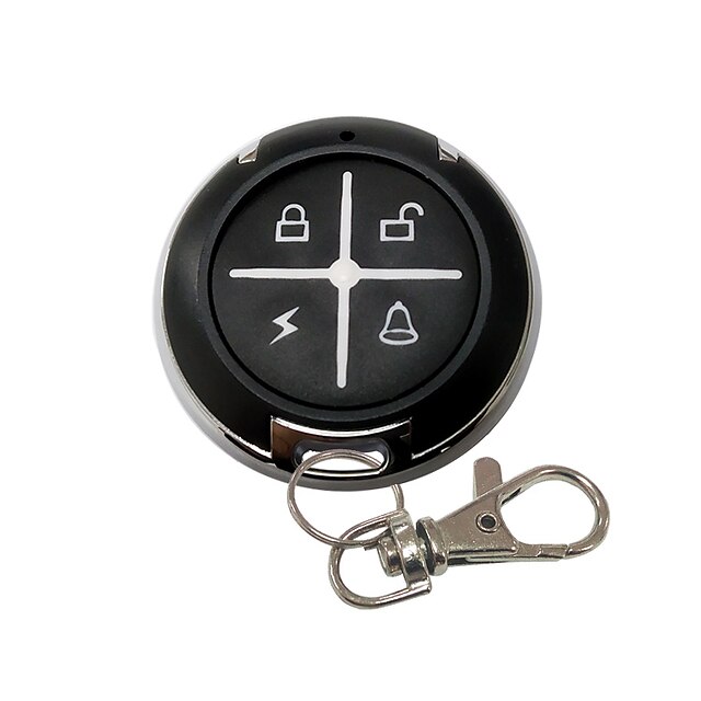  Replacement Keyless Entry Remote Control Key Fob Clicker Transmitter 4 Button 433MHz for Car Motorcycle Truck