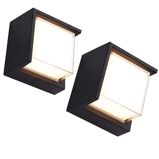 2 buc / lot led12w lumini de perete în aer liber impermeabil