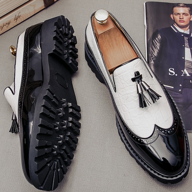Men's Loafers & Slip-Ons Brogue Tassel Loafers Bullock Shoes Wingtip ...