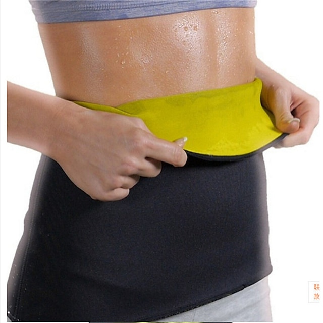 Waist Trimmer Band Sweat Belt Workout Fitness Men Womens Stomach Exercise Gym T9 