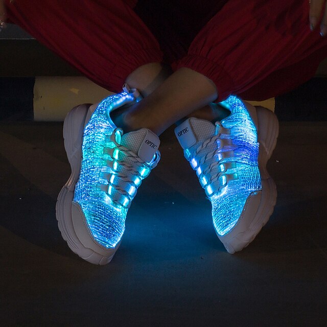Unisex Trainers Athletic Shoes Light Up Shoes LED Casual Daily Walking