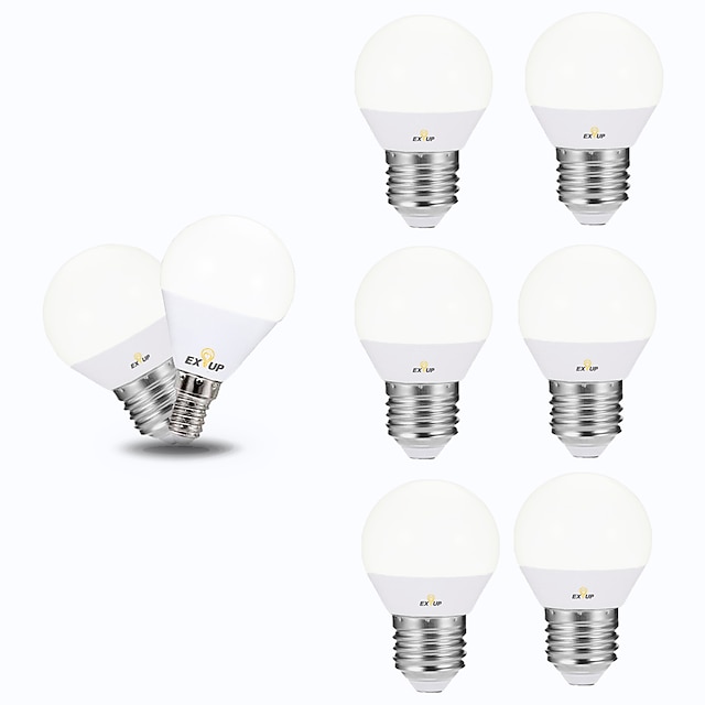  6pcs 6 W LED Globe Bulbs 540 lm E26 / E27 P45 12 LED Beads SMD 2835 Creative Party Cool Warm White Cold White 220-240 V 110-130 V