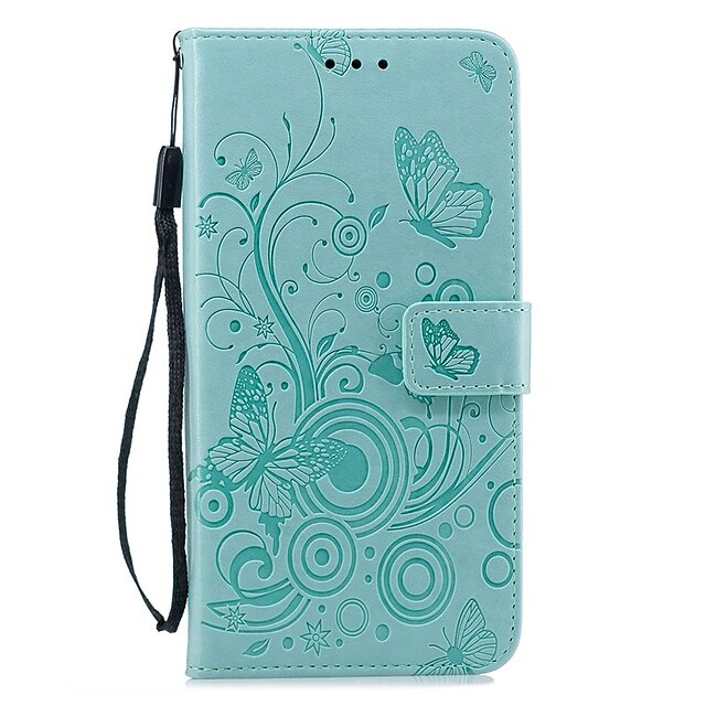  Case For Apple iPhone 12 / iPhone 12 Pro Max / iPhone XR Wallet / Card Holder / Shockproof Full Body Cases Butterfly / Solid Colored PU Leather