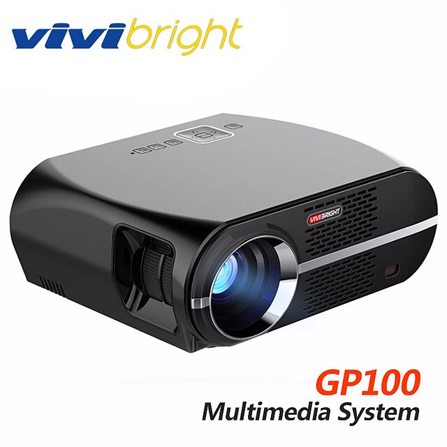  vivibright GP100 LCD LED Projector 3500 lm Support 1080P (1920x1080) 28~280 inch