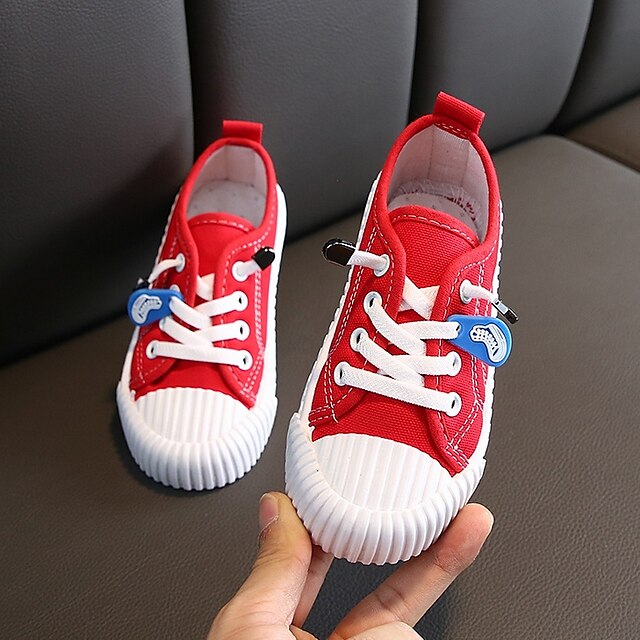  Boys' / Girls' Comfort Canvas Sneakers Little Kids(4-7ys) Yellow / Red / White Fall