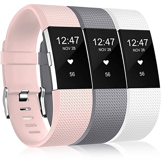 3 Pack Bands Compatible with Fitbit Charge 2, Classic & Special Edition ...