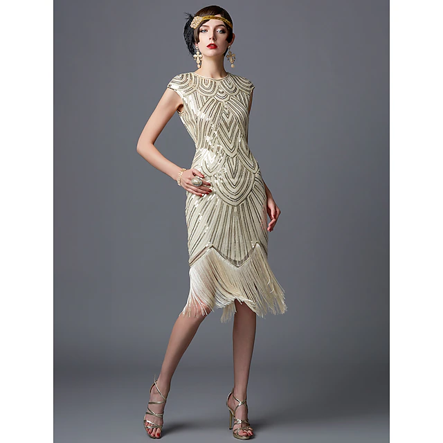 Roaring 20s 1920s Cocktail Dress Vintage Flapper Dress Prom Dress Prom ...