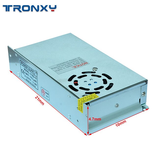  Tronxy® 1 pcs Switching power supply S-250-12 (large shell) for 3D printer