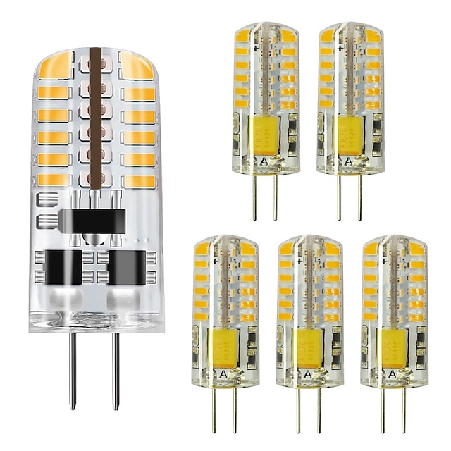  6 قطع 3 واط مصابيح LED ثنائية الدبوس 250 lm G4 48 خرز LED SMD 3014 أبيض دافئ أبيض بارد 220 فولت