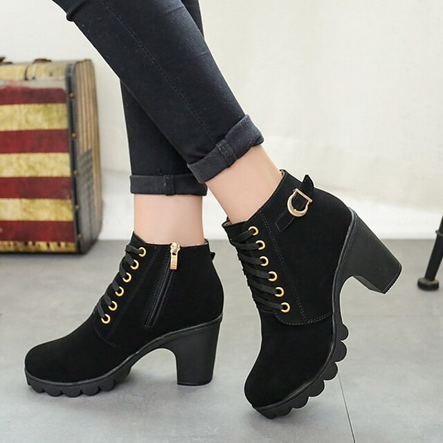 Bottines Chelsea Pour Femme - Orthopédiques Avec Fermeture Éclair, Talon Bloc, Idéales Automne/Hiver