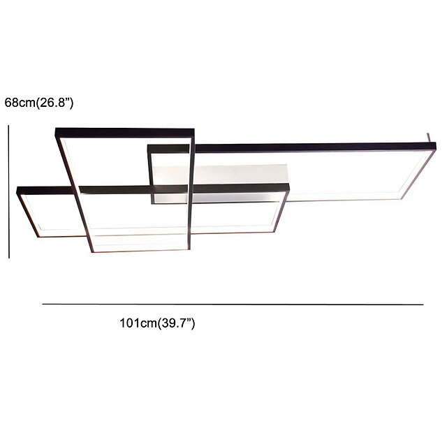 LED90W LED Wall Lights / Modern Contemporary Flush Mount for Living