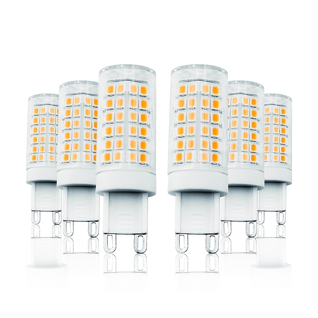  6 stuks 7 w led-maïslampen led bi-pins verlichting 800 lm g9 t 78 led kralen smd 2835 warm wit wit 110-130 v 200-240 v