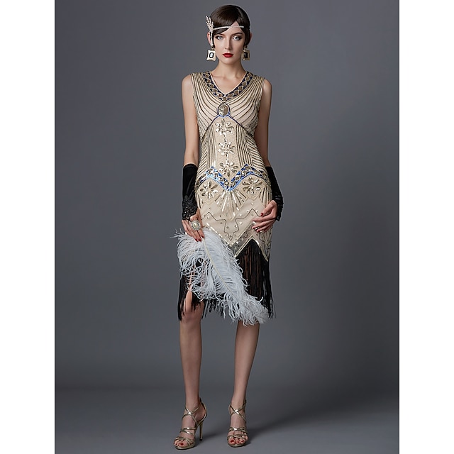 The Great Gatsby Charleston Roaring 20s 1920s Cocktail Dress Vintage ...