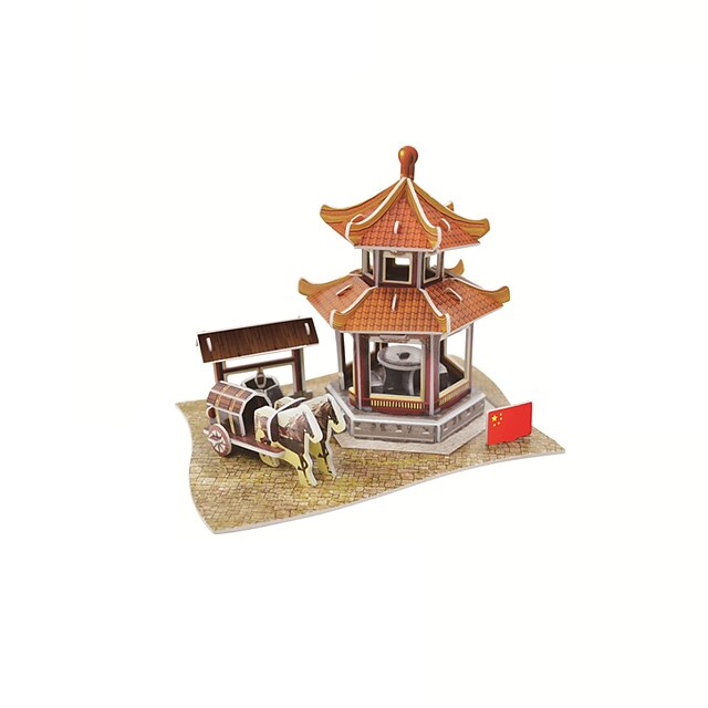  3D Puzzle Architecture Chinese Architecture Landscape 3D Cartoon 1 pcs Kids All Toy Gift