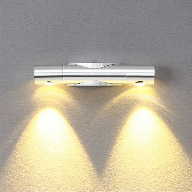  modern 6w LED falfülke könnyű szögbe állítható dekoratív spotlámpák otthoni stúdióban hálószoba hálószoba világítás