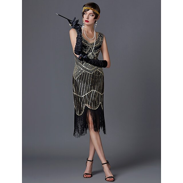 Retro Vintage Roaring 20s 1920s Cocktail Dress Vintage Dress Flapper ...