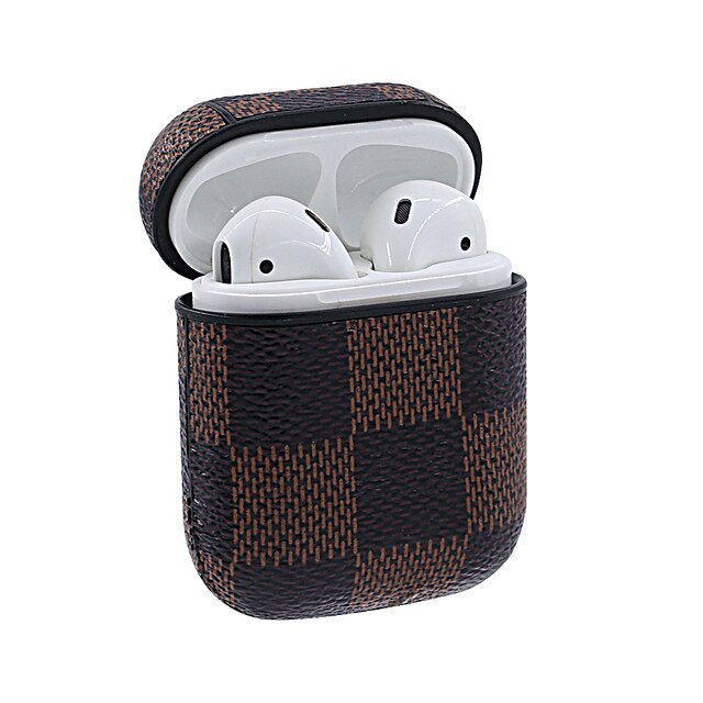  Luxury Bag For Apple AirPods Bluetooth Wireless Earphone Leather Case Cover For Air Pods 1 2 Funda Cover Charging Box Cases