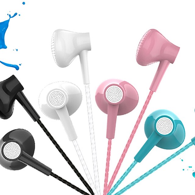  DUDAO DT-226 Wired 3.5mm In-ear Earbud Headphones Dynamic Crystal Clear Sound Ergonomic Ears Comfort-Fit Classic Colors
