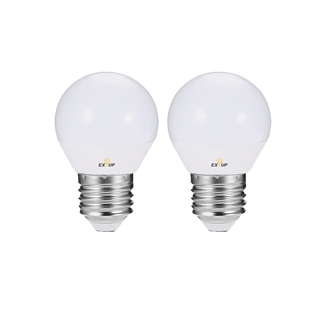  2stk 4 W LED Globe-pærer LED-stearinlys LED-glødelamper 360 lm E14 E26 / E27 P45 10 LED-perler SMD 2835 Sød fest Kold varm hvid Kold hvid 220-240 V 110-120 V