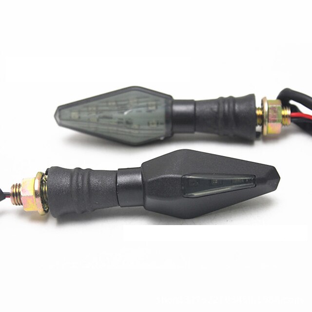 Consumer Electronics Automotive | 2PCS Motorcycle Indicators Flowing LED Turn Signal Lights Motorbike Turning Indicators 12V Bul