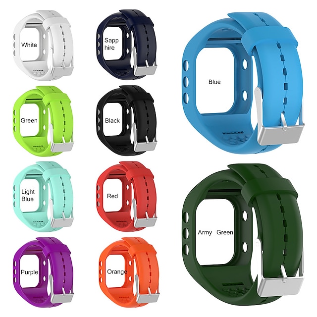Tonen klep Azië Smart Watch Band for Polar 1 pcs Sport Band Silicone Replacement Wrist  Strap for Polar A300 2023 - US $15.99