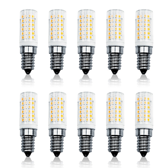  10pcs 7 W LED Corn Lights 800 lm E14 T 78 LED Beads SMD 2835 Dimmable Warm White White 110-130 V 200-240 V