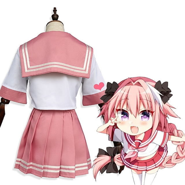 Toys & Hobbies Cosplay & Costumes | Inspired by Fate / Apocrypha Astolfo Anime Cosplay Costumes Japanese Cosplay Suits Top Skirt