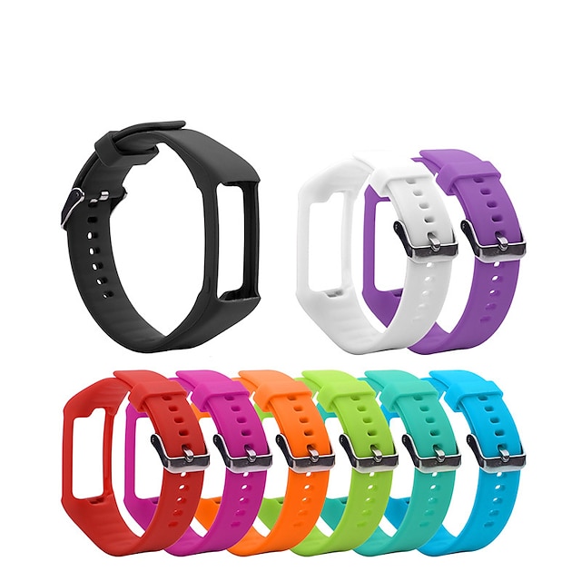  Slimme horlogeband Compatibel met: Polar A360 / A370 Smartwatch Band Zacht Elastisch Verstelbaar Sportband Vervanging Polsbandje
