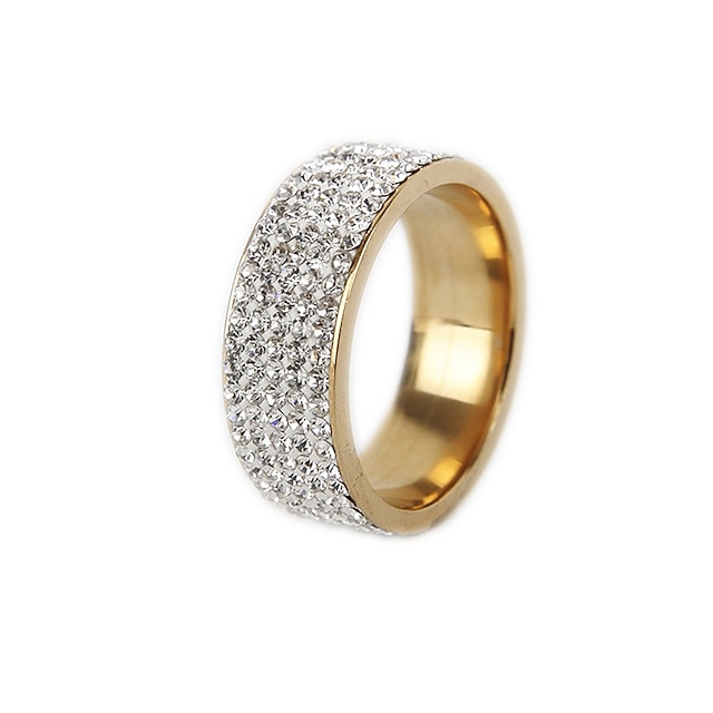  Ανδρικά Γυναικεία Band Ring Δαχτυλίδι Δαχτυλίδι ουράς 1pc Χρυσό Ασημί Τιτάνιο Ατσάλι Κυκλικό Βασικό Βίντατζ Μοντέρνα Δώρο Κοσμήματα