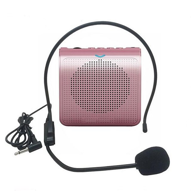  Portable Loud Speaker Mini Voice Amplifier Microphone With USB TF Card FM Radio For Teacher Tour Guide Promotion