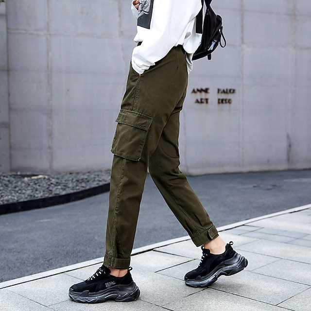 4 pocket nylon corded cargo pants