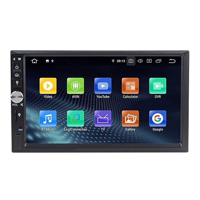  LITBest WN7092 7 inch 2 DIN Android 9.0 In-Dash Car DVD Player / Car Multimedia Player / Car GPS Navigator GPS / Built-in Bluetooth / RDS for Universal / universal RCA / GPS Support MPEG / AVI / MPG