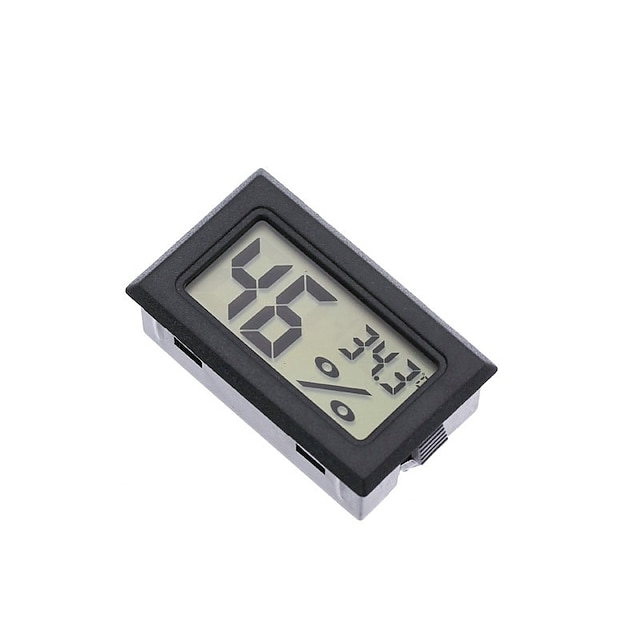  mini digital lcd interior conveniente sensor de temperatura medidor de humedad termómetro higrómetro calibre