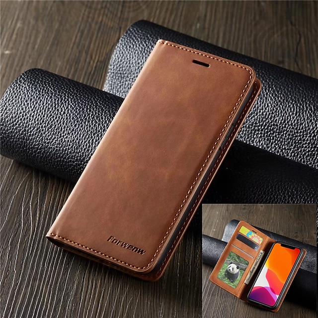 Cover for Leather Kickstand Wallet case Luxury Business Card Holders Flip Cover Samsung Galaxy S10 Flip Case 