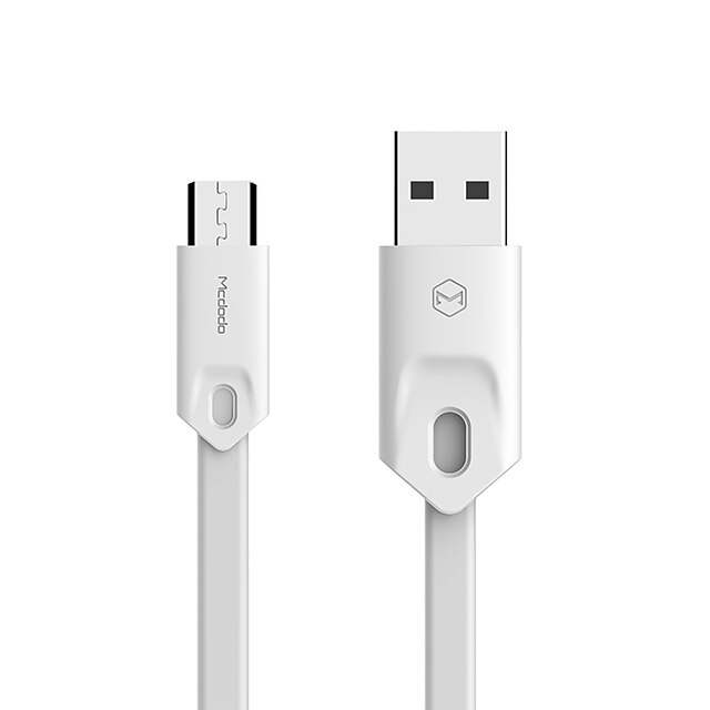  MCDODO Mikro USB Kábel 1.5M (5Ft) 2.4 A Lapos TPE Kábel Kompatibilitás Samsung / Huawei / LG