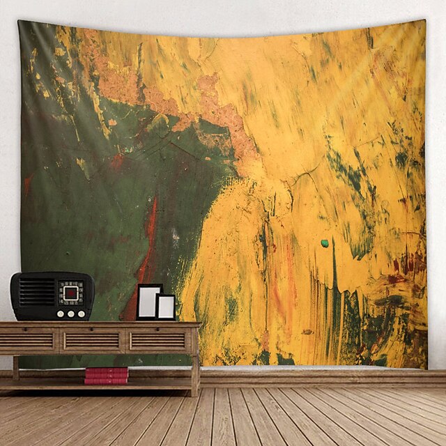  Oil Painting Style Wall Tapestry Art Decor Blanket Curtain Hanging Home Bedroom Living Room Decoration Abstract Pattern