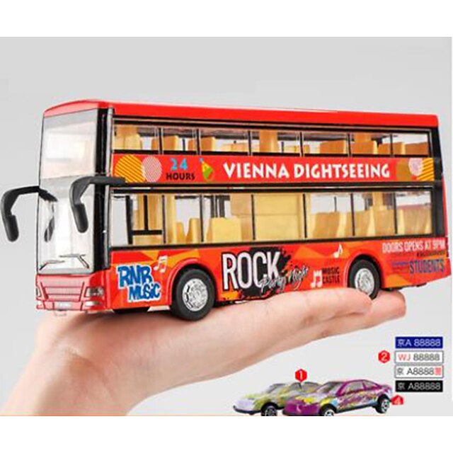  Toy Car Car Bus Farm Vehicle Metal Alloy Mini Car Vehicles Toys for Party Favor or Kids Birthday Gift