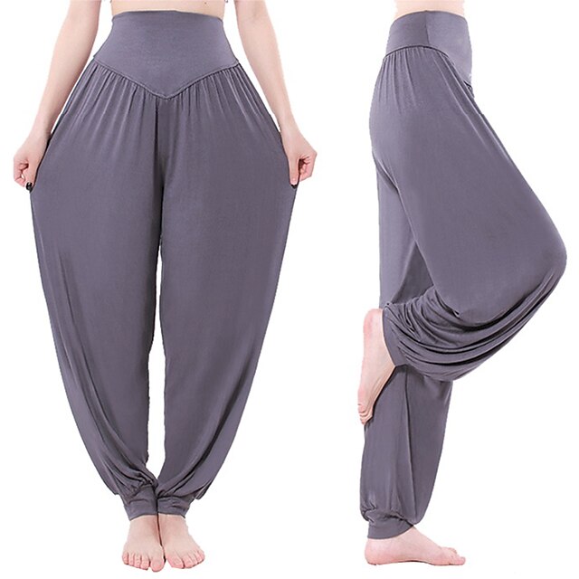 Women‘s Harem Pants Breathable Quick Dry Moisture Wicking Zumba Belly ...