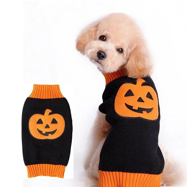 PUMPKIN PUP Dog Pet Halloween Costume XS S M L XL 