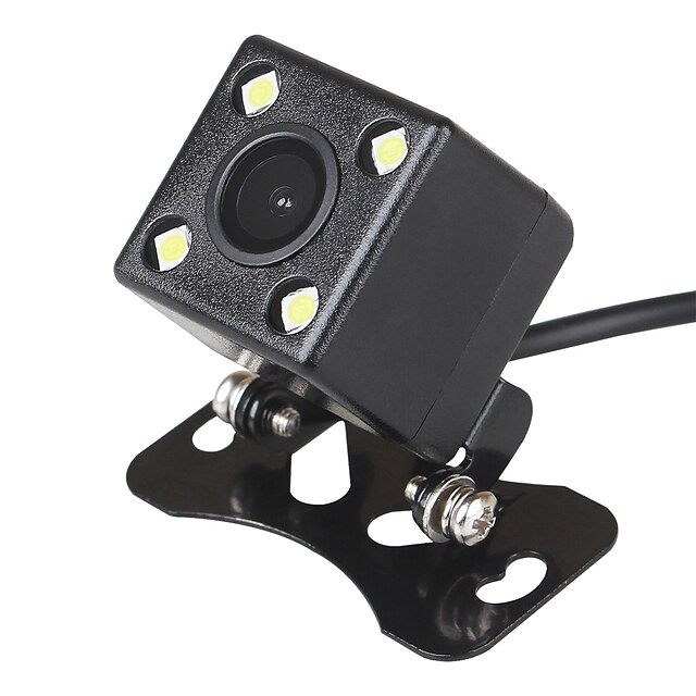  ziqiao pla σύστημα 4 οδήγησε αυτοκίνητο νυχτερινή όραση αντίστροφη παρακολούθηση αυτόματη στάθμευσης αδιάβροχο 170-βαθμός hd βίντεο backup φωτογραφική μηχανή
