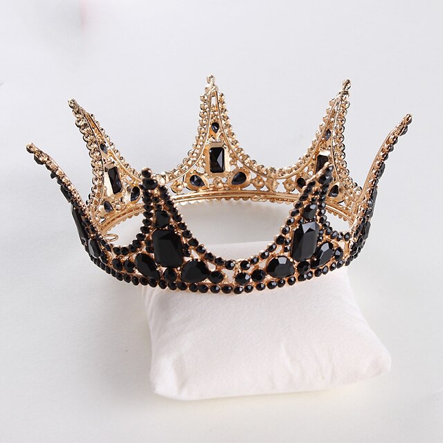  Tiaras Crown Masquerade Royal Style Halloween Alloy For Princess Aurora Cosplay Halloween Carnival Women's Costume Jewelry Fashion Jewelry