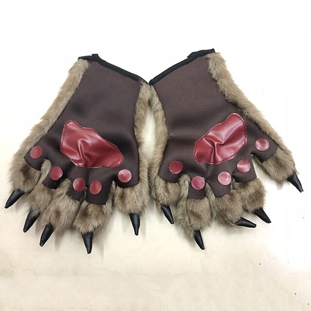Wolf Gloves Halloween Props Men's Gloves Halloween Halloween Festival