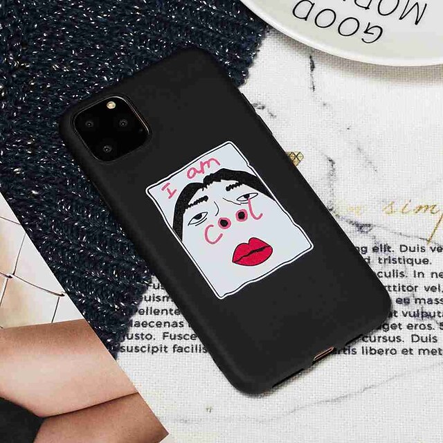  Case For Apple iPhone 11 / iPhone XR / iPhone 11 Pro Frosted / Pattern Back Cover Word / Phrase TPU