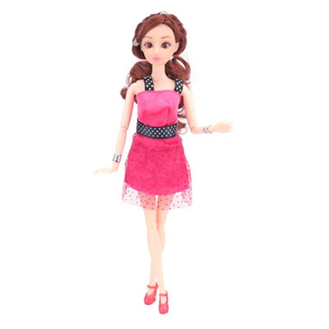  Rochie de papusa Costum de păpușă Casual Pentru Barbie Poliester Geacă / Mai multe accesorii Pentru Fata lui păpușă de jucărie / Copii