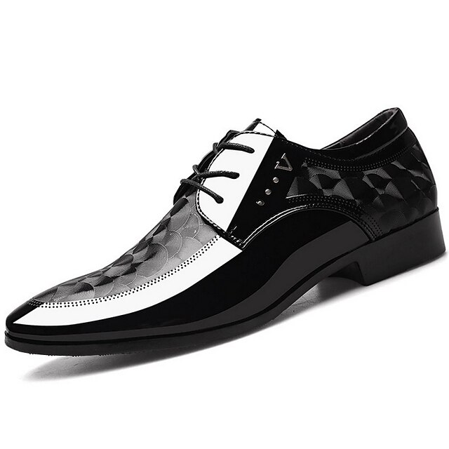  Heren Comfort schoenen PU Herfst winter Oxfords Bruin / Zwart