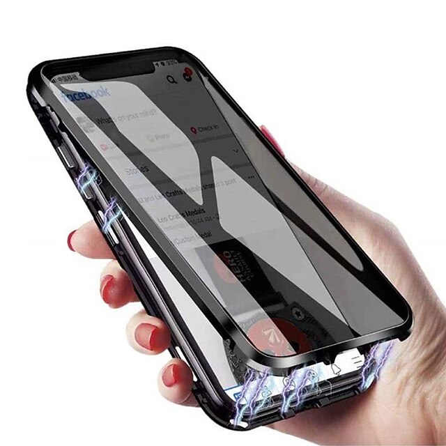  Phone Case For Apple Full Body Case iPhone 12 Pro Max 11 SE 2020 X XR XS Max 8 7 Shockproof Dustproof Armor Solid Color Armor Tempered Glass Metal