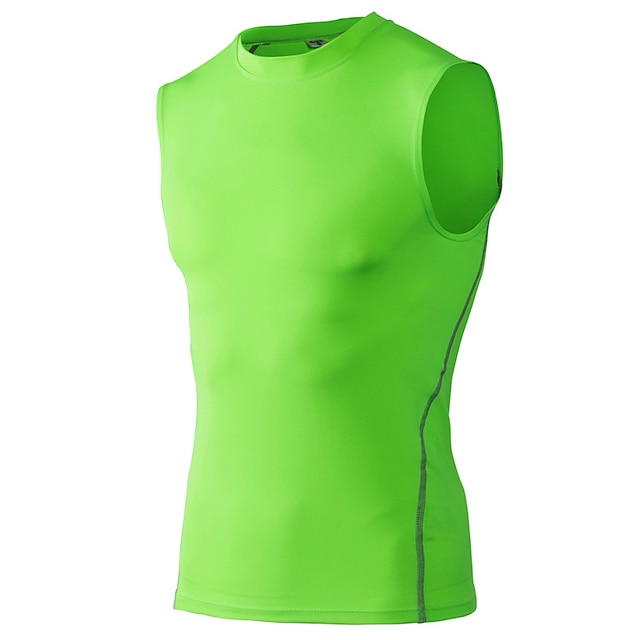 Sports & Outdoors Running, Jogging & Walking | YUERLIAN Mens Sleeveless Compression Tank Top Base Layer Athletic Winter Elastane