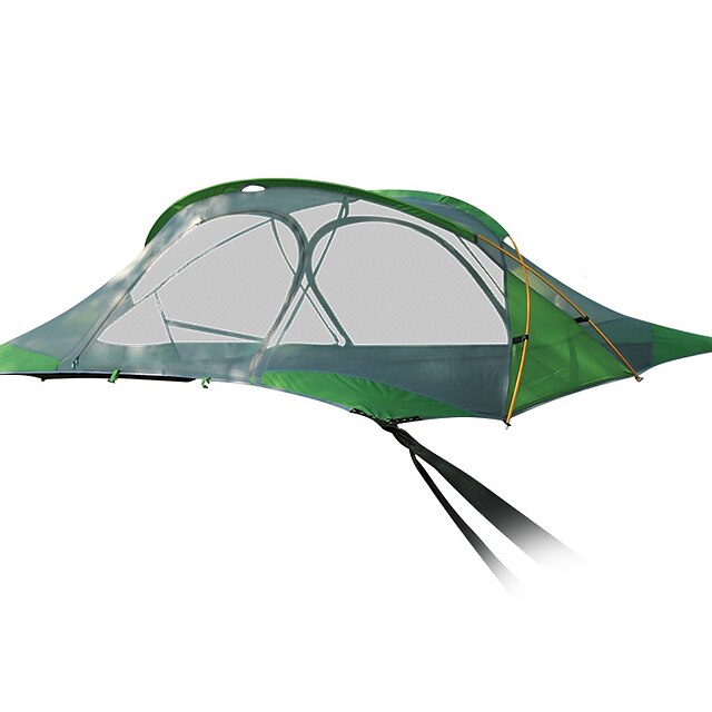 2 persoane Σκηνή για κάμπινγκ În aer liber Impermeabil Anti-Insecte Rezistent la Praf Cort de campare pentru Camping & Drumeții Drumeție Exterior Aluminum Alloy Nailon